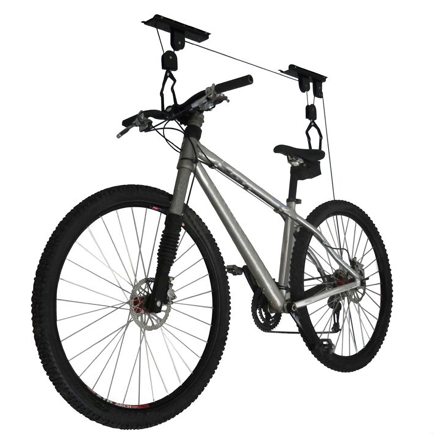 RAD Sportz Bicycle Hoist 2-Pack Quality Garage Storage Bike Lift with 100 lb Capacity Even Works as Ladder Lift Premium Quality RAD Cycle Products