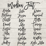 Personalized Custom Wood Name Sign, Nursery Name Sign, Family Name Signs, Choice of Size & Fonts! Generic