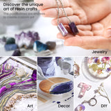 Arteza Epoxy Resin Kit, 30-Piece Set, Engaging Craft Supplies & Materials, Resin Accessories Includes 2 x 8-oz Bottles and Hardener, 3 Silicone ARTEZA