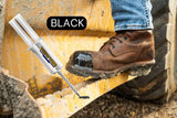 Tuff Toe Work Boot Repair Kit: BLACK TUFF GUN APPLICATOR & BOOT BUNDLE (BLACK) Combo Upgrade Leather Boot Shoe Adhesive Resole Restore Steel Toe Work Tuff Toe
