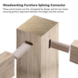 50PCS Domino Tenon Wood Domino Tenon Beech Cabinet Making And Frame Engineering, Domino Tenon For Beech Wood For Furniture Sewing, 6X20X40mm FTVOGUE