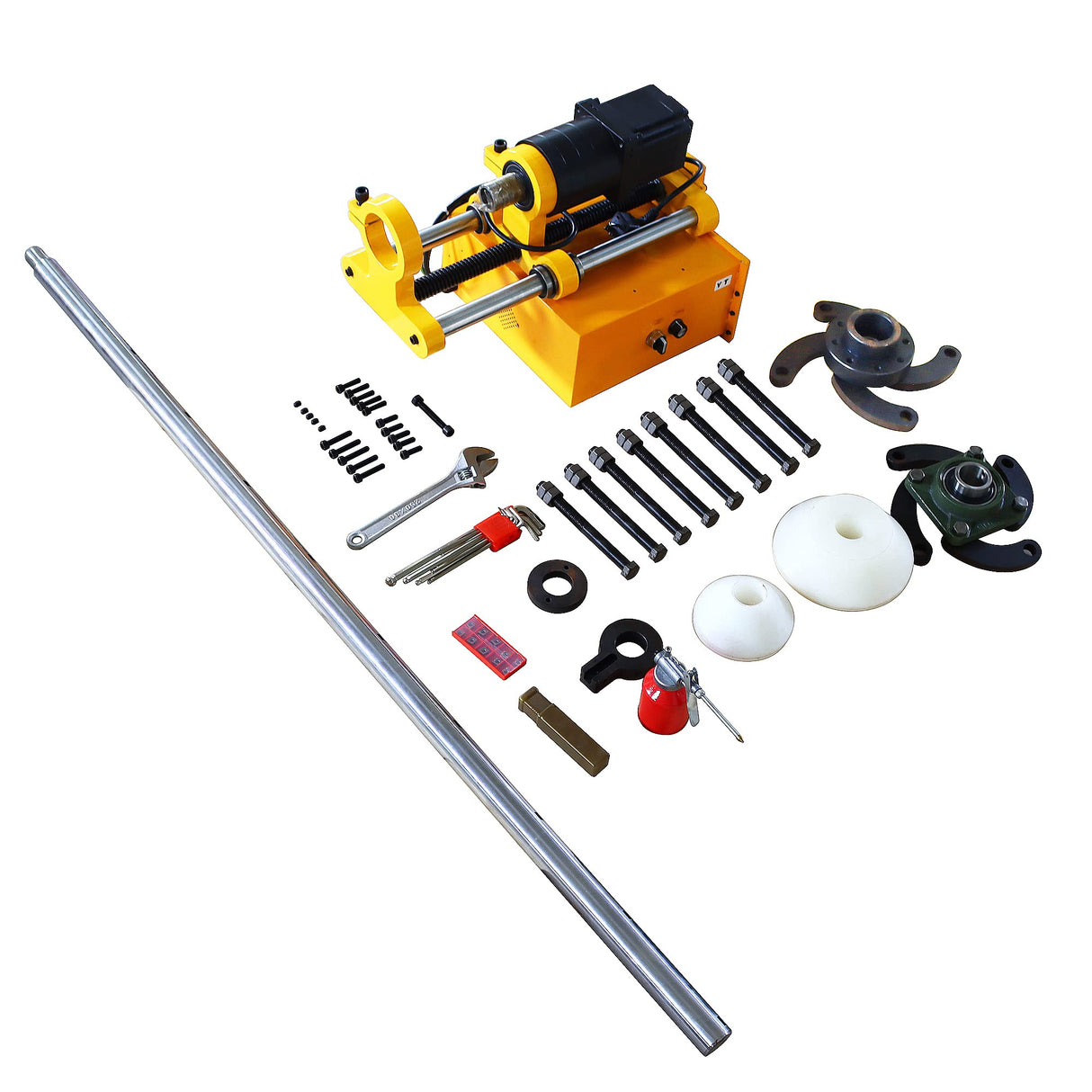 LGXEnzhuo 110V Portable Line Boring Machine, 45-180mm/1.77"-7.09" Boring Diameter, Hole Drilling Tool with 4.9ft Boring Bar for Excavator Loader LGXEnzhuo