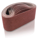 Coceca 3x18 Inch Sanding Belts, 21 Packs Belt Sander Paper Aluminum Oxide Sandpaper (Assorted 3 Each of 40 60 80 120 180 240 320 Grit) for Sander Coceca