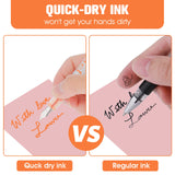 Cobee® 8 Colored Disposable Fountain Pens, Multicolor Ink Fine Point Pen Smooth Writing Calligraphy Pens for Sketching Journaling Calligraphy School Cobee