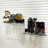 ATOOLA Slatwall Shelves 24 Inch, Heavy Duty Slatwall Accessories, Slat Wall Wire Shelf, Gargage Storage Slatboard Shelves (2 Pack) ATOOLA