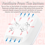 Makartt Nail Dust Collector 60W Extractor Vacuum Dust Collector for Nails Acrylic Nail Drill Dust Extractor Beauty Gift Nail Salon Equipment with 2 Makartt