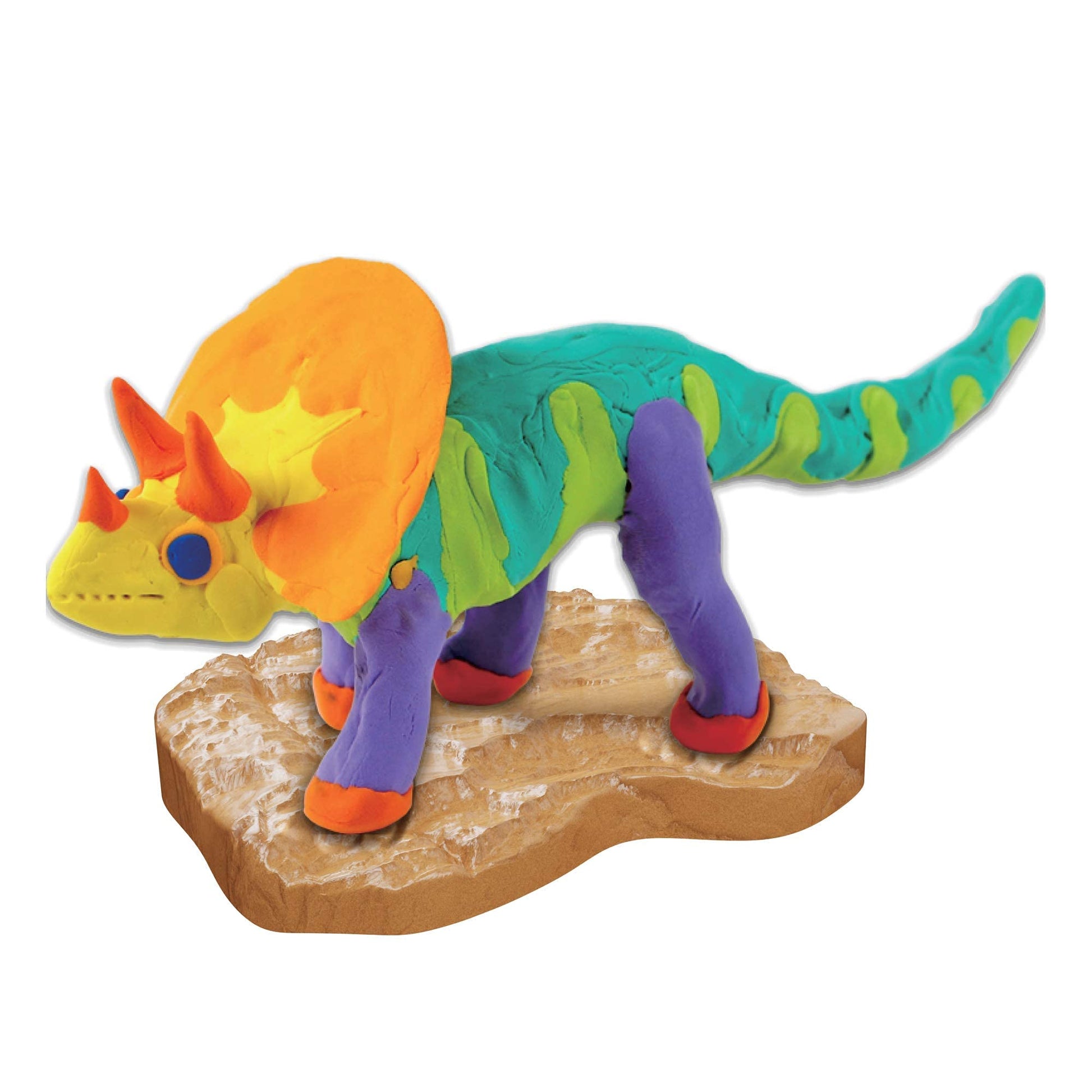 Dino Models, Clay Craft Kit - Dinosaur Arts and Crafts for Kids- Build a Dinosaur Gifts for Boys & Girls - Build 4 Dinos with Air Dry Magic Modeling - WoodArtSupply