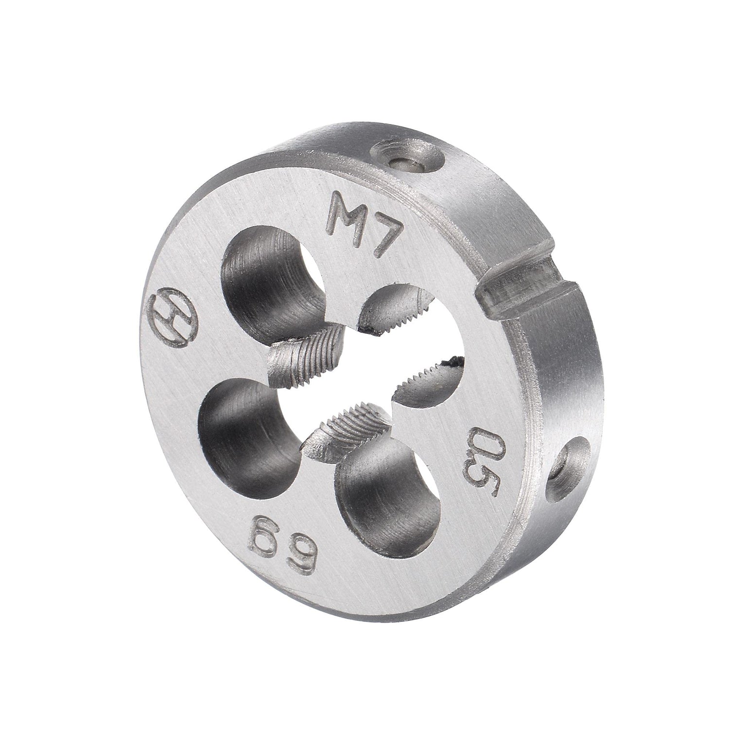 uxcell M7 x 0.5mm Metric Tap and Die Set, Machine Thread Screw Tap with Round Threading Die, Tap & Die Kit for Nut Screw Bolt Thread Repair uxcell