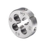 uxcell M7 x 0.5mm Metric Tap and Die Set, Machine Thread Screw Tap with Round Threading Die, Tap & Die Kit for Nut Screw Bolt Thread Repair uxcell