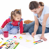 AROIC 70 Sheets Finger Paint Paper 11.8 x 15.7 inches, Paint Pad for Kids, Fingerpaint Paper For Toddlers And Kids, Kids Art Supplies, Art Paper AROIC