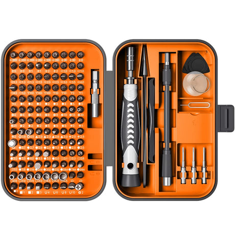 RARTOP Precision Screwdriver Set, 130 in 1 with 120 bits Repair Tool Kit, Magnetic Screwdriver Set with mini built-in box for Electronics iPhone RARTOP