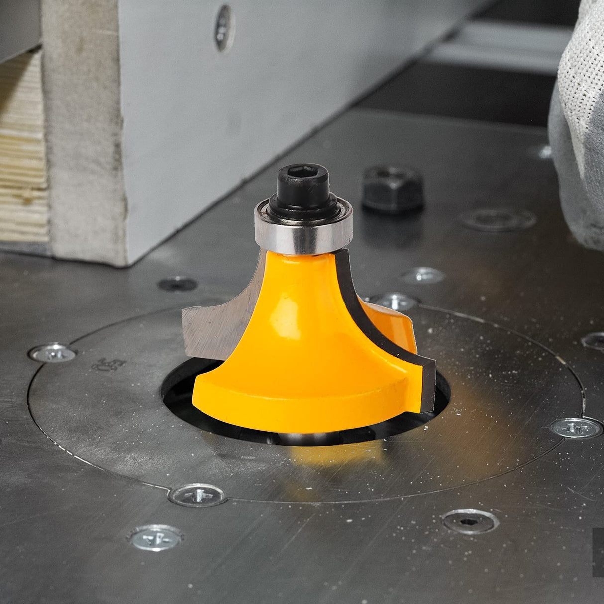 MNA Router Bits Set 15 Pieces 1/4 Inch, Router Bits Kit, DIYer Woodworking Tools, Carrying Case MNA