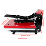 Heat Press Digital Heat Press,16“ X 20”Auto Open Heat Press Machine with Vertical Slide Out Function,Clamshell Sublimation Transfer Printer Fast KinHall