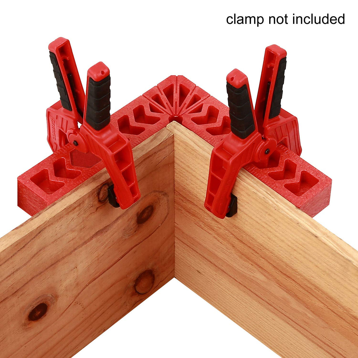 KINJOEK 6 PCS 4 Inch 90 Degree Positioning Squares, Right Angle Clamps Woodworking Carpenter Corner Clamping Square Tool for Picture Frames, Boxes, KINJOEK