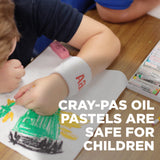 SAKURA Cray-Pas Junior Artist Oil Pastel Set - Soft Oil Pastels for Kids & Artists - 50 Sticks SAKURA