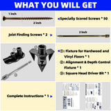 Repair Floor Screws for Floor Repair, for Screws Fit Hardwood Floors, Vinyl Floors, Carpets, Wood Floor Gap Fixer Replacement, Contains 5 Tools and XINRINTONG