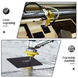 Patelai 24 Pcs Blank Metal Business Cards Thickness 0.5 mm Aluminum Cards Laser Engraving Cards for House Office Customer DIY Gift Plate Cards, 86 x Patelai