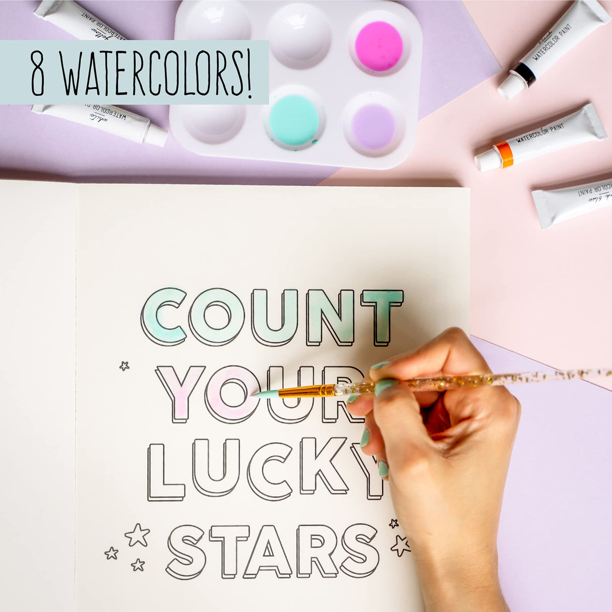 STMT D.I.Y. Artist Stationery Set, Art Journal Kit, Watercolor Kit, DIY Journaling Set for Girls Ages - 8+ STMT