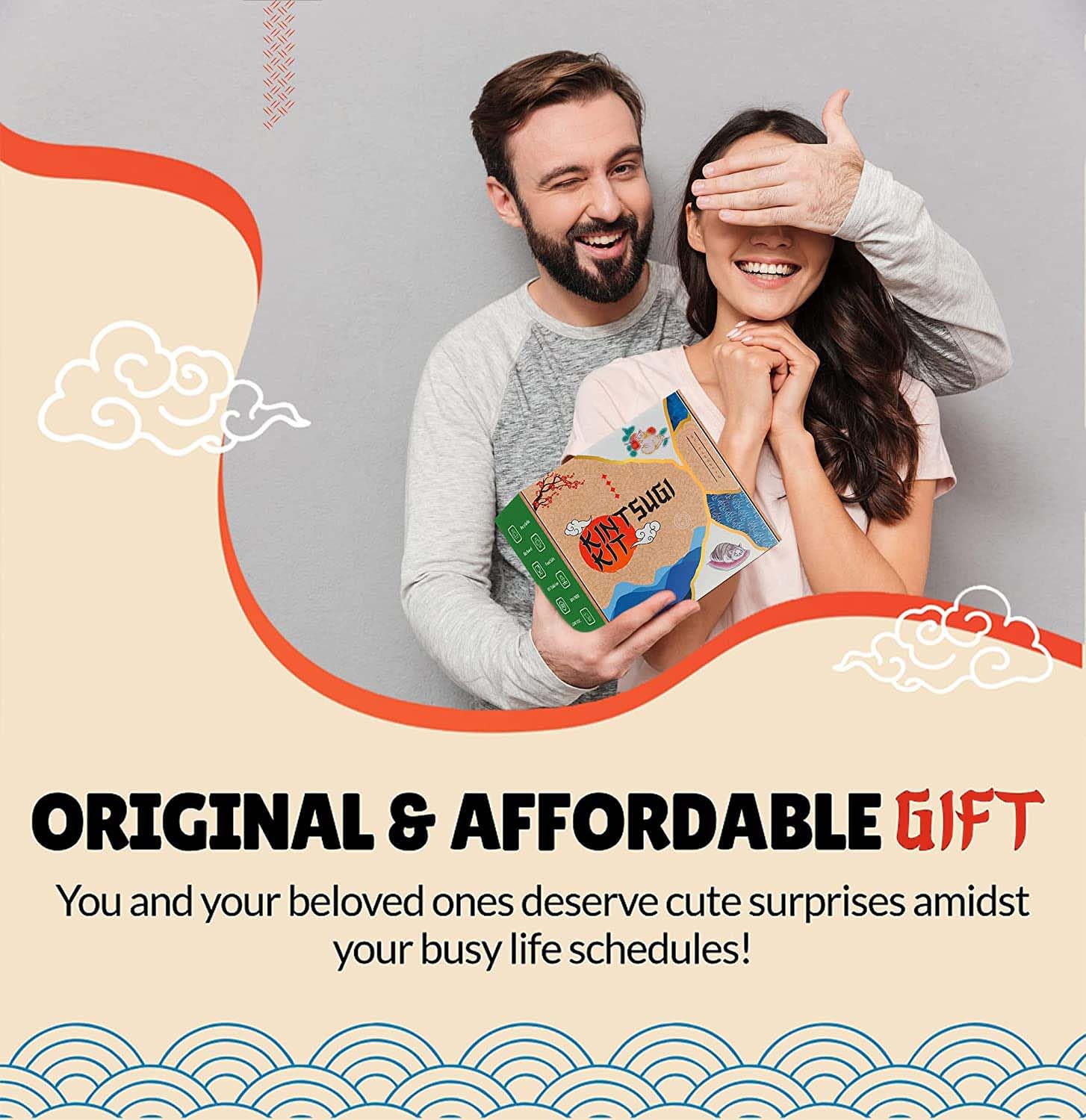 Bio Kintsugi Repair Kit Gold with Complet 15 Pages Booklet Manual 60g Gold Mica Powder for Japanese Gold Repair Kit DIY Craft Kits for Adults Pottery Plearty