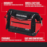 CRAFTSMAN VERSASTACK Zippered Tool Bag, 31 Pocket Organizer, Heavy Duty Tool Tote (CMST17622) Craftsman