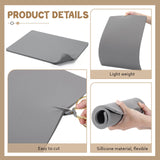 Frienda 2 Pcs Heat Press Pad Mat 0.31 Inch Thick Silicone Mat for Heat Press Flat Press Replacement Pad for Sublimation Heat Transfer Machine T Shirt Frienda