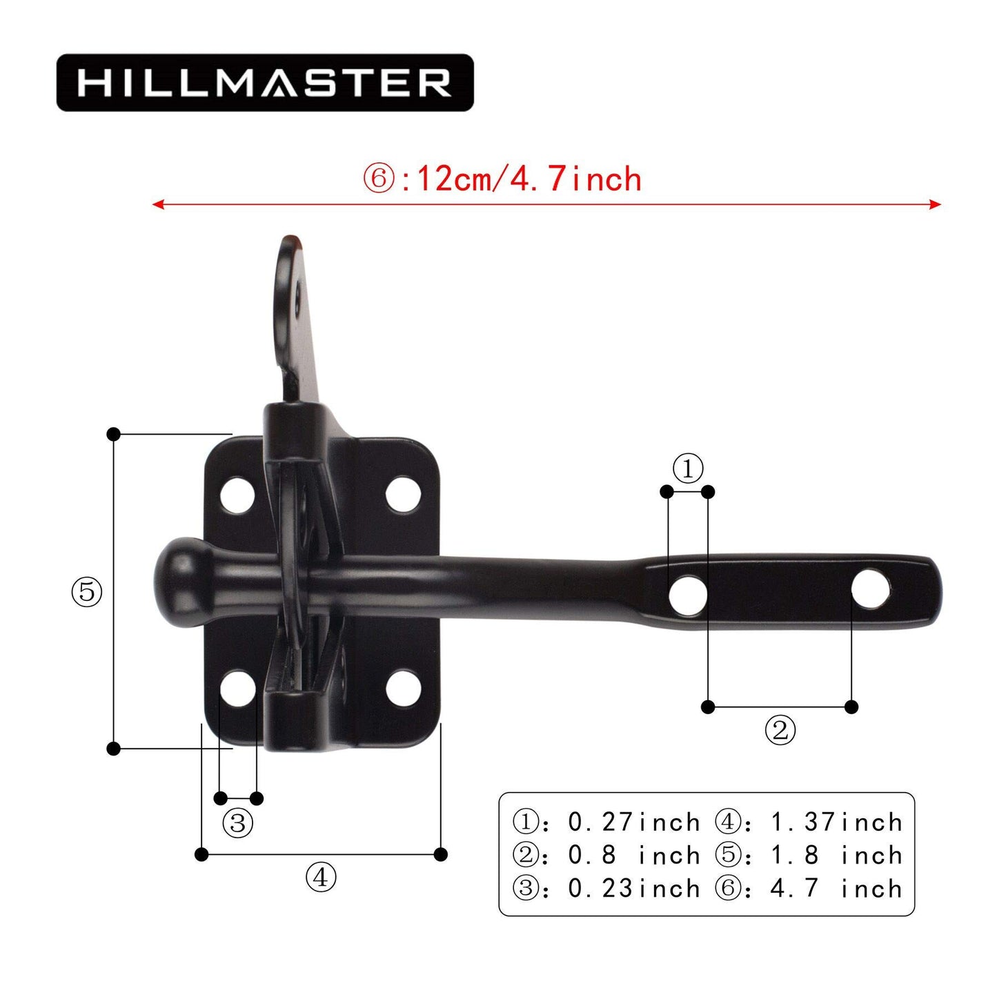 HILLMASTER 2 Sets Gate Corner Brace Bracket Heavy Duty Anti Sag Gate Frame Kit Adjustable Gate Hardware for Wooden Fences, Shed Doors, Driveway