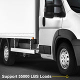 VEVOR Garage Floor, Durable Interlocking Floor Tiles, 50 Pack, Non-Slip Diamond Plate Garage Tiles, Support up to 55,000 lbs for Car Garage, VEVOR