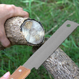 2pcs Hand Saw Set,12" Wood Saw, Flush Cut Saw and 26" Japanese Saw, Double Edge Japanese Saw,3-Edges Sharp Blade Ryoba Saw CDIYTOOL