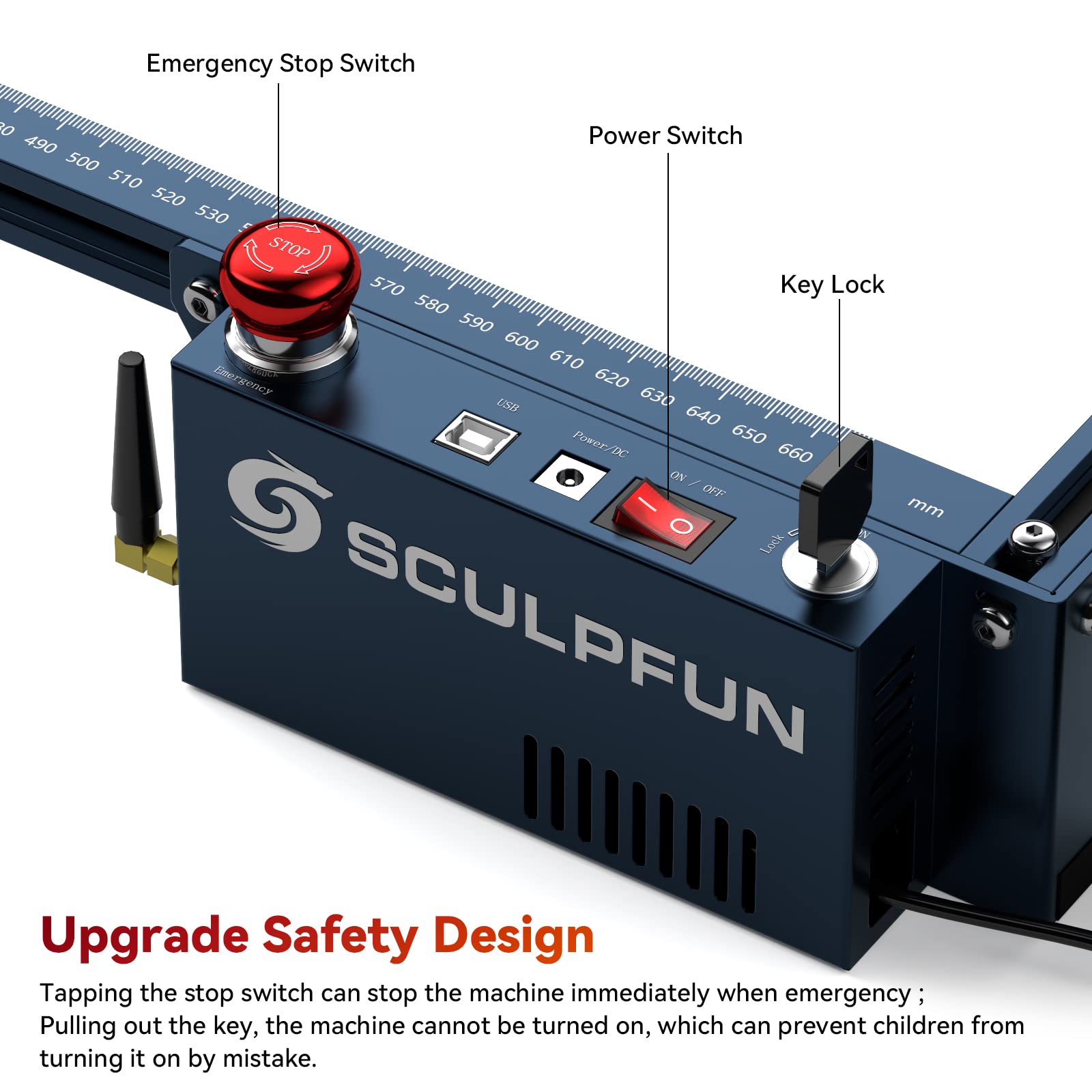 SCULPFUN S30 Ultra 33W Laser Engraving Machine, Interchangeable Lens Design, Laser Engraver for Wood and Metal with Air Assist M8 Main Board(600 * - WoodArtSupply