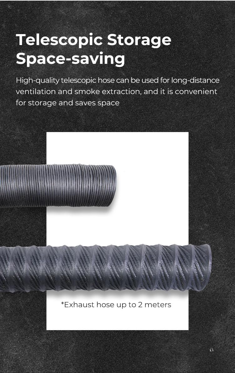 Creality Upgraded Fume Extraction Kit for Ender Plus 3D Printer Enclosure-with Exhaust Fan Interface or Laser Engraver Enclosure Pro Efficient Lokkr