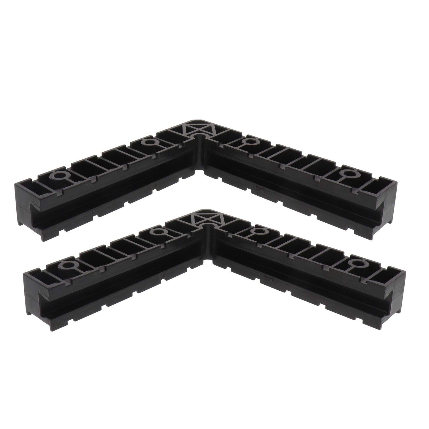 Milescraft 4011 8" ClampSquares - 90 Degree Corner Clamp, Positioning/Assembly Squares for Pictures Frames, Boxes, Etc Black