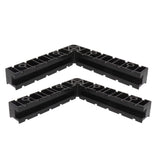 Milescraft 4011 8" ClampSquares - 90 Degree Corner Clamp, Positioning/Assembly Squares for Pictures Frames, Boxes, Etc Black Milescraft