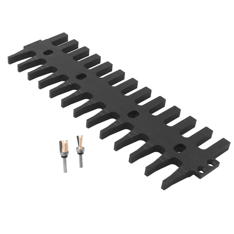 Peachtree Dovetail Jig System with One Flush Trim Router Bit One Dovetail Router Bit and Aluminum Jig Template with Full Color Instructions Peachtree Woodworking Supply