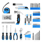 Power Drill Tool Set Kit：DEKOPRO Tools Sets Combo Small Box Set with 8V Cordless Electric Drill Driver for Home Basic Repair, Household Starter Kit, DEKOPRO
