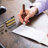 Colarr Slimline Pen Kit Twist Pen Kit with Pen Mandrel Pen Turning Supplies Pen Turning Tools for Home DIY Wood Turning Making Woodworking Supplies Colarr