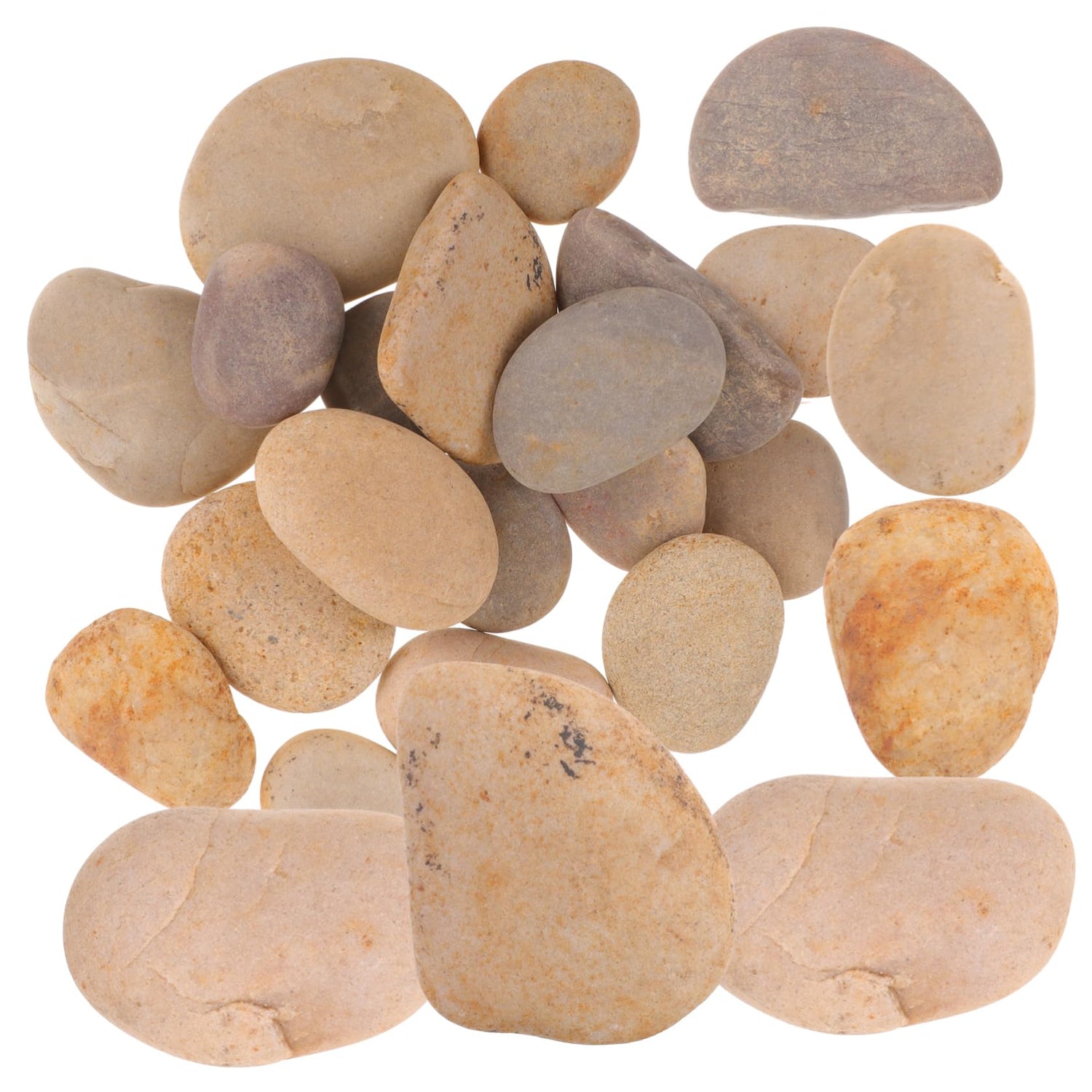 COHEALI 60 Pcs Painted Stone Flower Pot Pebbles Natural River Rocks Smooth Rocks Bundle River Stones Drawing Stones for DIY River Rocks for Painting COHEALI