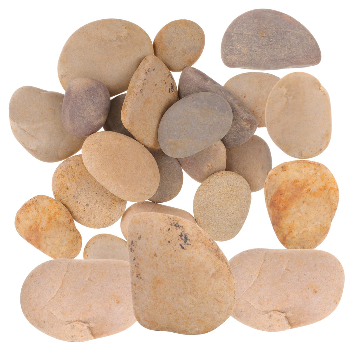 COHEALI 60 Pcs Painted Stone Flower Pot Pebbles Natural River Rocks Smooth Rocks Bundle River Stones Drawing Stones for DIY River Rocks for Painting COHEALI