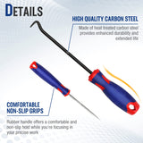 WORKPRO 9Pcs Precision Pick & Hook Set with Scraper, Automotive & Electronic Hand Tools, W000846A WORKPRO