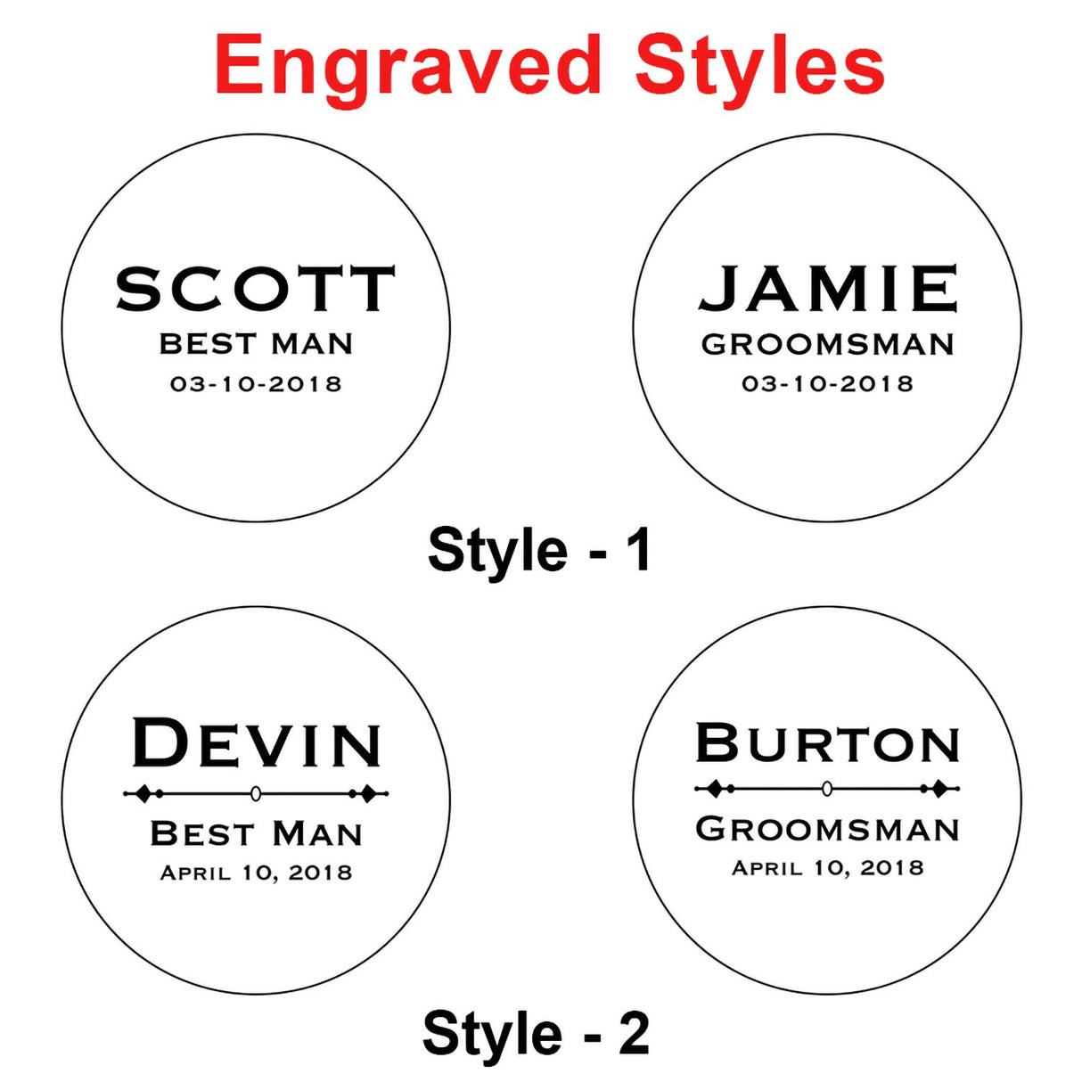 KOSTING Personalized Watch, Groomsmen Gift, Engraved Groomsman Watch w Personalized Wood Gift Box - Custom Groomsman Gift, Wedding Customized Favors KOSTING