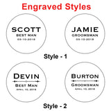 KOSTING Personalized Watch, Groomsmen Gift, Engraved Groomsman Watch w Personalized Wood Gift Box - Custom Groomsman Gift, Wedding Customized Favors KOSTING