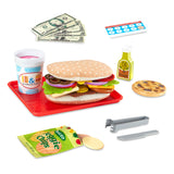 Melissa & Doug Wooden Slice & Stack Sandwich Counter with Deli Slicer – 56-Piece Pretend Play Wooden Food Toys, Kitchen Food Set For Toddlers And Melissa & Doug