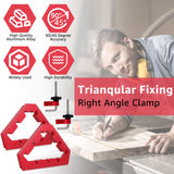 Tzdxfgl Corner Clamps for Woodworking Tools, 45 and 90 Degree Angle Clamps with Fixer, Aluminum Alloy Positioning Squares Right Angle Clamps, Precise Tzdxfgl
