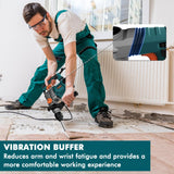 Glority 13 Amp Rotary Hammer Drill with Safety Clutch, Variable Speed, 5 Bits, Chisels GLORITY