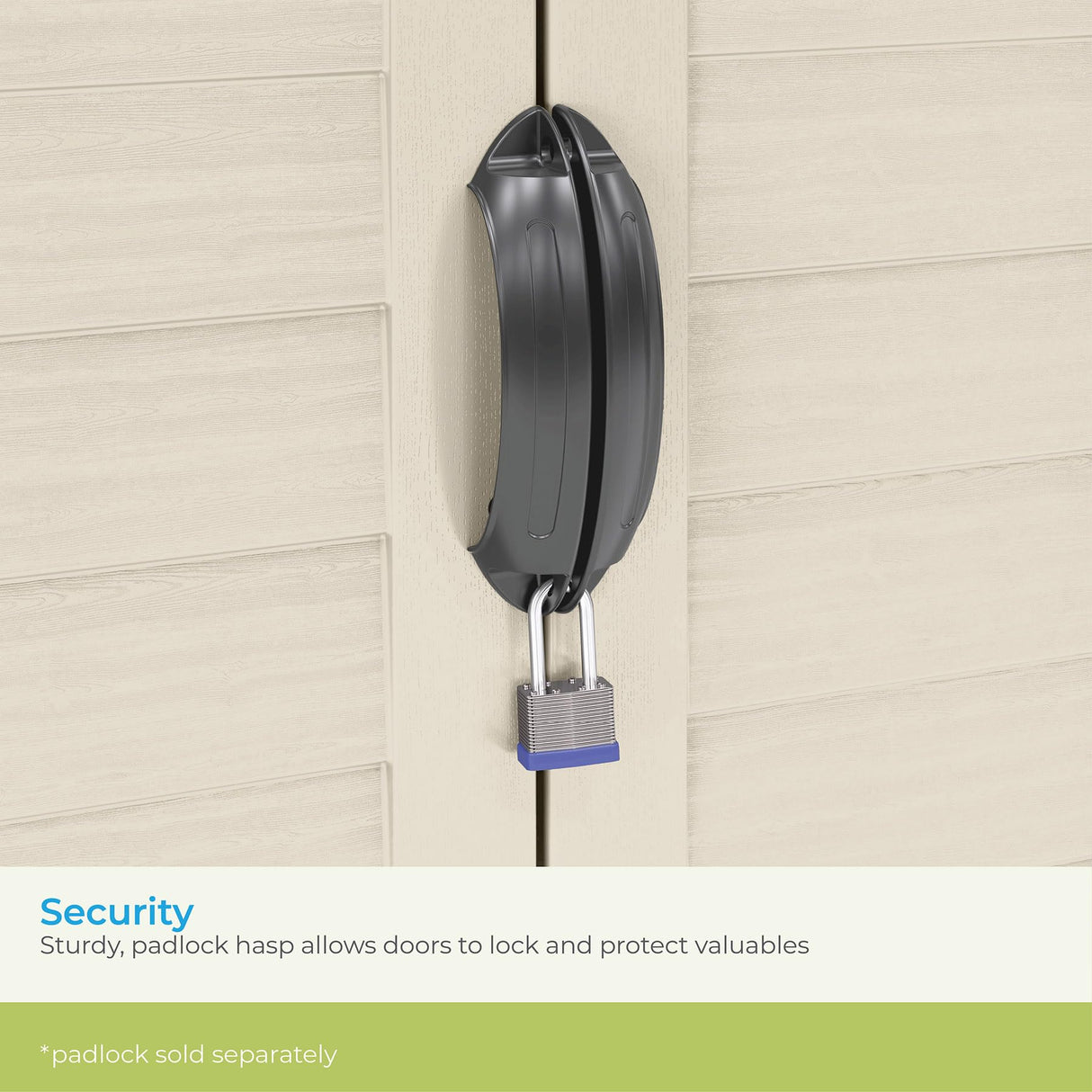 Suncast BMS1250 Vertical Shed with Floor - Vanilla Suncast