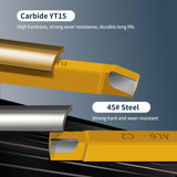 HAowosi 20 pc 1/2"Carbide Tip Tipped Cutter Tool,Metal Lathe Cutting Tools,Lathe Tools Metal Cutting for Metal Lathe Turning, Boring, and Chamfering HAowosi