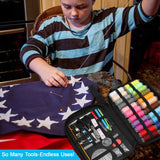 Marcoon Sewing KIT, DIY Sewing Supplies with Sewing Accessories, Portable Mini Sewing Kit for Beginner, Traveller and Emergency Clothing Fixes, with Marcoon