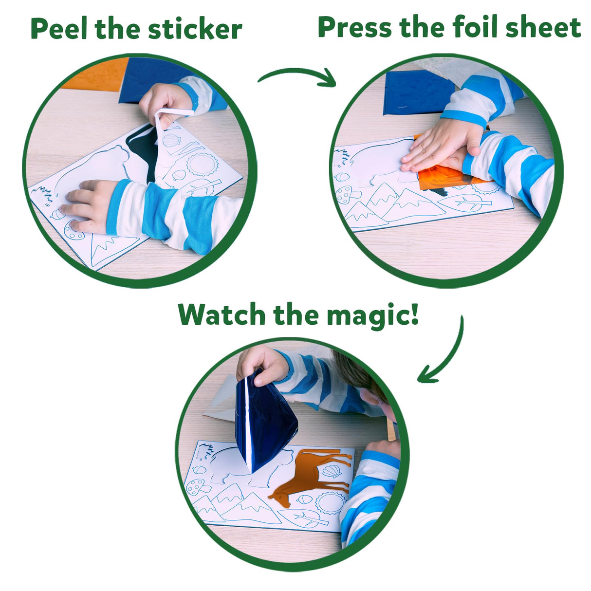 Skillmatics Art & Craft Activity - Foil Fun Animals, No Mess Art for Kids, Craft Kits & Supplies, DIY Creative Activity, Gifts for Boys & Girls Ages Skillmatics