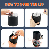 VIYUKI Professional Rock Tumbler Kit - Double Drum 6LB Lapidary Polisher for Adults (Double Barrel), Includes Rough Gemstones, 8 Polishing Grits, VIYUKI