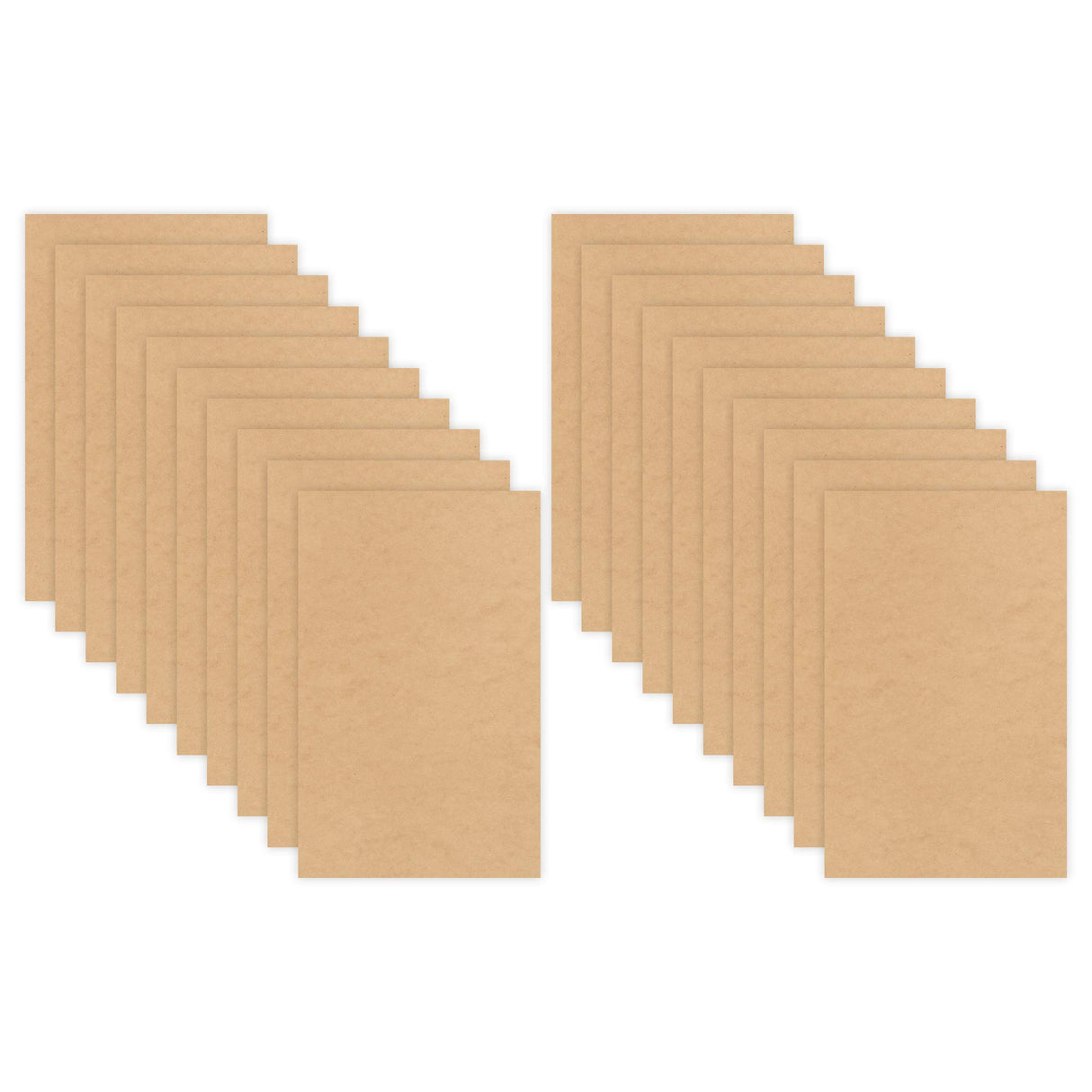 20 Boards of 12”x 19”, 6mm 1/4th inch MDF (Medium Density Fibreboard), Glowforge Ready, Unfinished | for Laser Engraving, CNC, Wood Burning, Router, Craft Closet