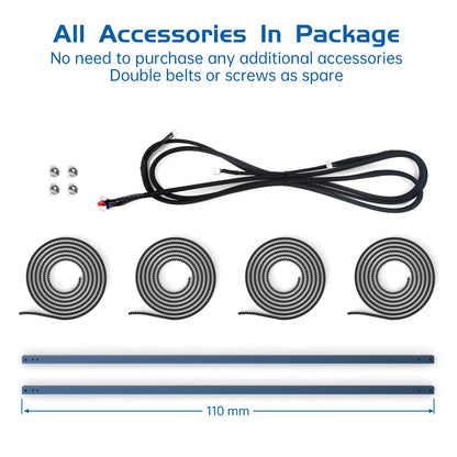 SCULPFUN S30 Series Y-axis Upgrade Kit, Engraving Area Expansion Kit for S30/S30 Pro/S30 Pro Max Laser Engraver, Easy to Install, No Need Drilling, - WoodArtSupply